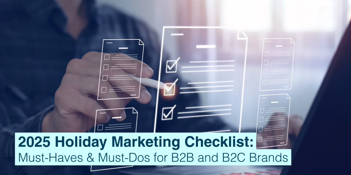 2025 Holiday Marketing Checklist blog hero image